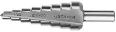Ступенчатое сверло STAYER 29660-6-20-8