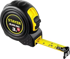 Рулетка с 2-я фиксаторами STAYER BlackMax Professional 3410-03_z02