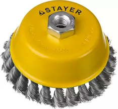 Чашечная щетка-крацовка для УШМ STAYER Professional 35128-120
