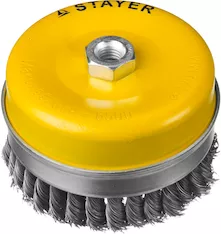 Чашечная щетка-крацовка для УШМ STAYER Professional 35137-120