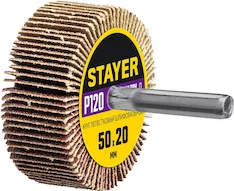 Круг шлифовальный лепестковый STAYER 36607-120