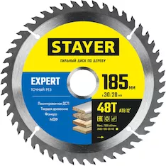 Пильный диск STAYER Expert 3682-185-30-48