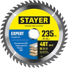 Пильный диск STAYER Expert 3682-235-32-48