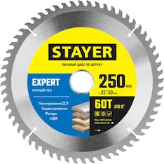 Пильный диск STAYER Expert 3682-250-32-60