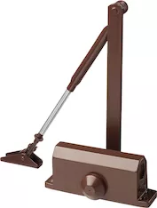 STAYER MAXComfort, до 80 кг, коричневый серебро, дверной доводчик (37917-80)