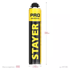 Монтажная пена STAYER PRO Professional 41135