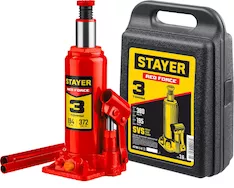 Домкрат STAYER RED FORCE Professional 43160-3-K