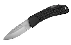 STAYER 75 мм, средний, с обрезиненной ручкой, складной нож (47600-1)