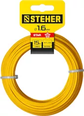 Леска для триммера STEHER 75010-1.6