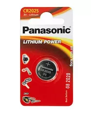 Батарейка дисковая литиевая PANASONIC CR-2025/1B