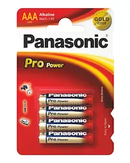 Батарейка щелочная PANASONIC Pro Power AAA/4B