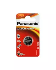 Батарейка дисковая литиевая PANASONIC CR-2032/1BP