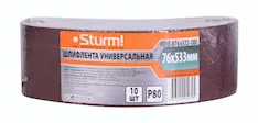 Шлифовальная лента Sturm! 9010-B76x533-080
