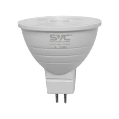 Эл. лампа светодиодная SVC LED JCDR-7W-GU5.3-4200K, Нейтральный
