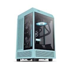 Компьютерный корпус Thermaltake The Tower 100 Turquoise без Б/П CA-1R3-00SBWN-00