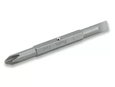 Насадка двухсторонняя PH2/SL6mm 75мм TOPTUL