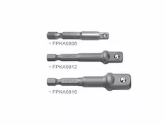 Набор переходников 1/4" под шуруповерт 3ед. (1/4", 3/8", 1/2") TOPTUL