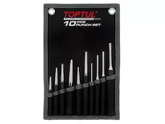 Набор выколоток 10шт на полотне TOPTUL GPAQ1001