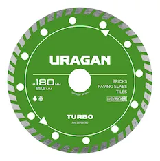 Диск алмазный отрезной URAGAN TURBO 36706-180