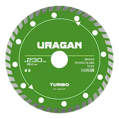 Диск алмазный отрезной URAGAN TURBO 36706-230