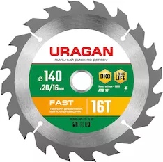 Пильный диск URAGAN Fast 36800-140-20-16_z01
