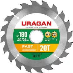 Пильный диск URAGAN Fast 36800-180-30-20_z01