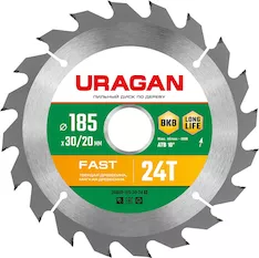 Пильный диск URAGAN Fast 36800-185-30-24_z01