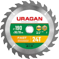 Пильный диск URAGAN Fast 36800-190-30-24_z01