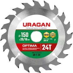 Пильный диск URAGAN Optima 36801-150-20-24_z01