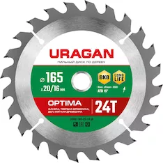 Пильный диск URAGAN Optima 36801-165-20-24_z01