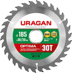 Пильный диск URAGAN Optima 36801-185-30-30_z01