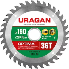 Пильный диск URAGAN Optima 36801-190-20-36_z01