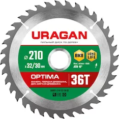 Пильный диск URAGAN Optima 36801-210-32-36_z01