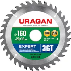 Пильный диск URAGAN Expert 36802-160-20-36_z01