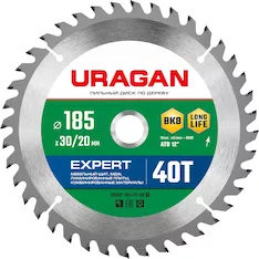 Пильный диск URAGAN Expert 36802-185-30-40_z01