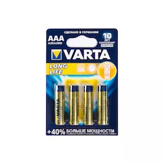 Батарейка VARTA Longlife Micro 1.5V - LR03/ AAA
