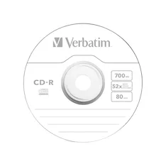 Диск CD-R Verbatim (43437) 700MB 10штук Незаписанный