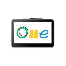 Графический планшет Wacom One 13 Touch pen display (DTH134W0B) Чёрный