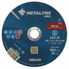 Круг отрезной WEILER ABRASIVES Metalynx PRO 388265