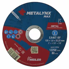 Круг отрезной WEILER ABRASIVES Metalynx PRO 388461