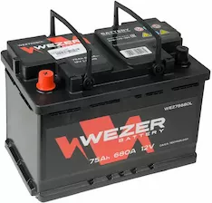 Аккумуляторная батарея WEZER WEZ75680L