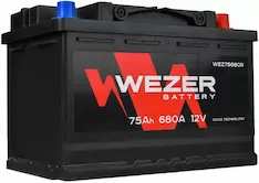 Аккумуляторная батарея WEZER WEZ75680R