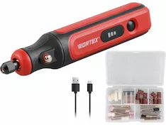 Аккумуляторный гравер с аксессуарами WORTEX MG 1415 ELi 1326523