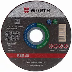 Отрезной диск Wurth Red Line 0669230111
