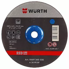 Диск шлифовальный Wurth Red Line 0669260126