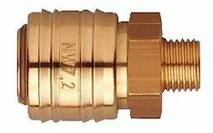 Соединитель быстросъемный латунный с наружной резьбой 1/4" Wurth 06991114