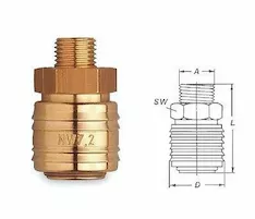 Пневмомуфта Wurth 06991138