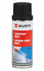 Аэрозольная краска (матовая чёрная) Wurth RAL 9005 0893329005