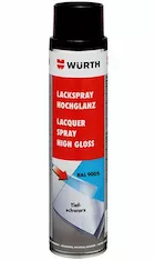 Краска нитроалкидная Wurth R9005-JETBLACK 0893339005