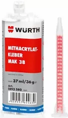 Клей структурный 2C-MAK38-38 мл. Wurth 0893580